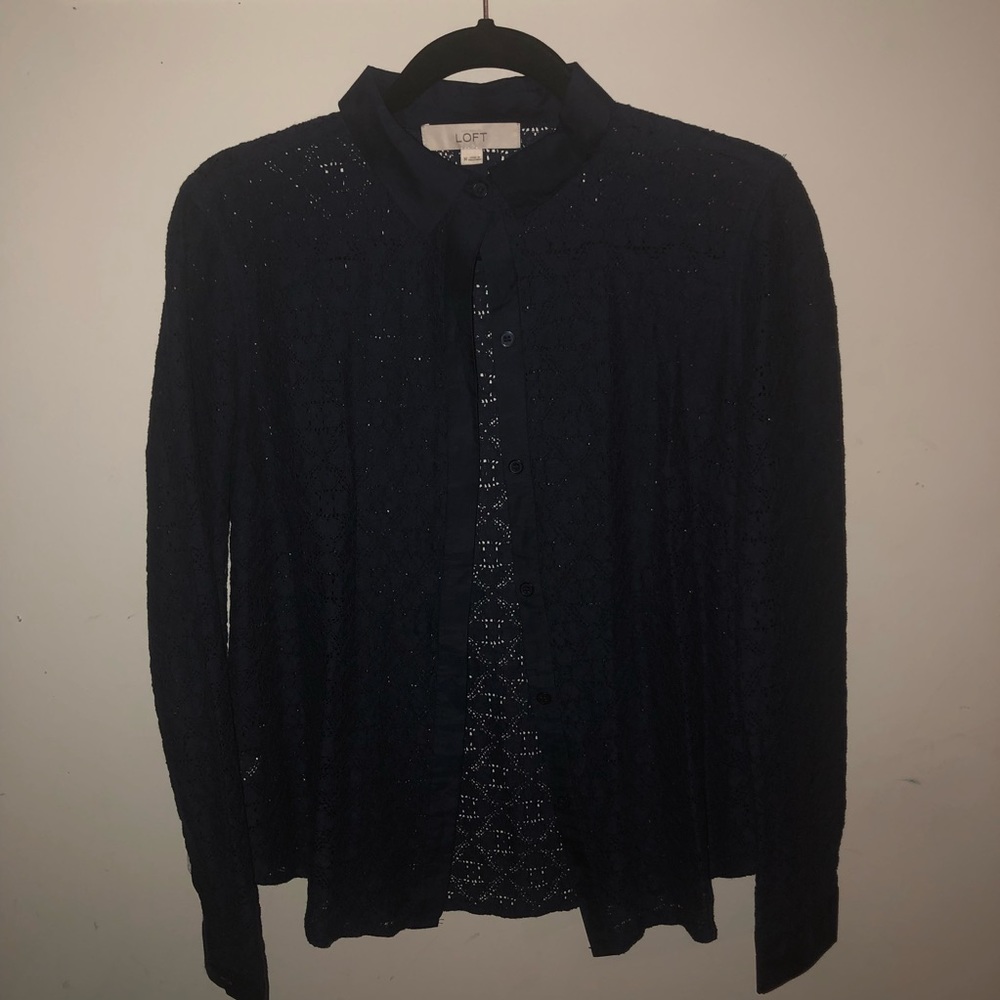 Loft Button Down Top